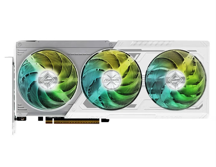 Подходит для ASRock AMD киберспорт игровой дизайн компьютер графическая карта RX9070XT SL 16G Steel Legend