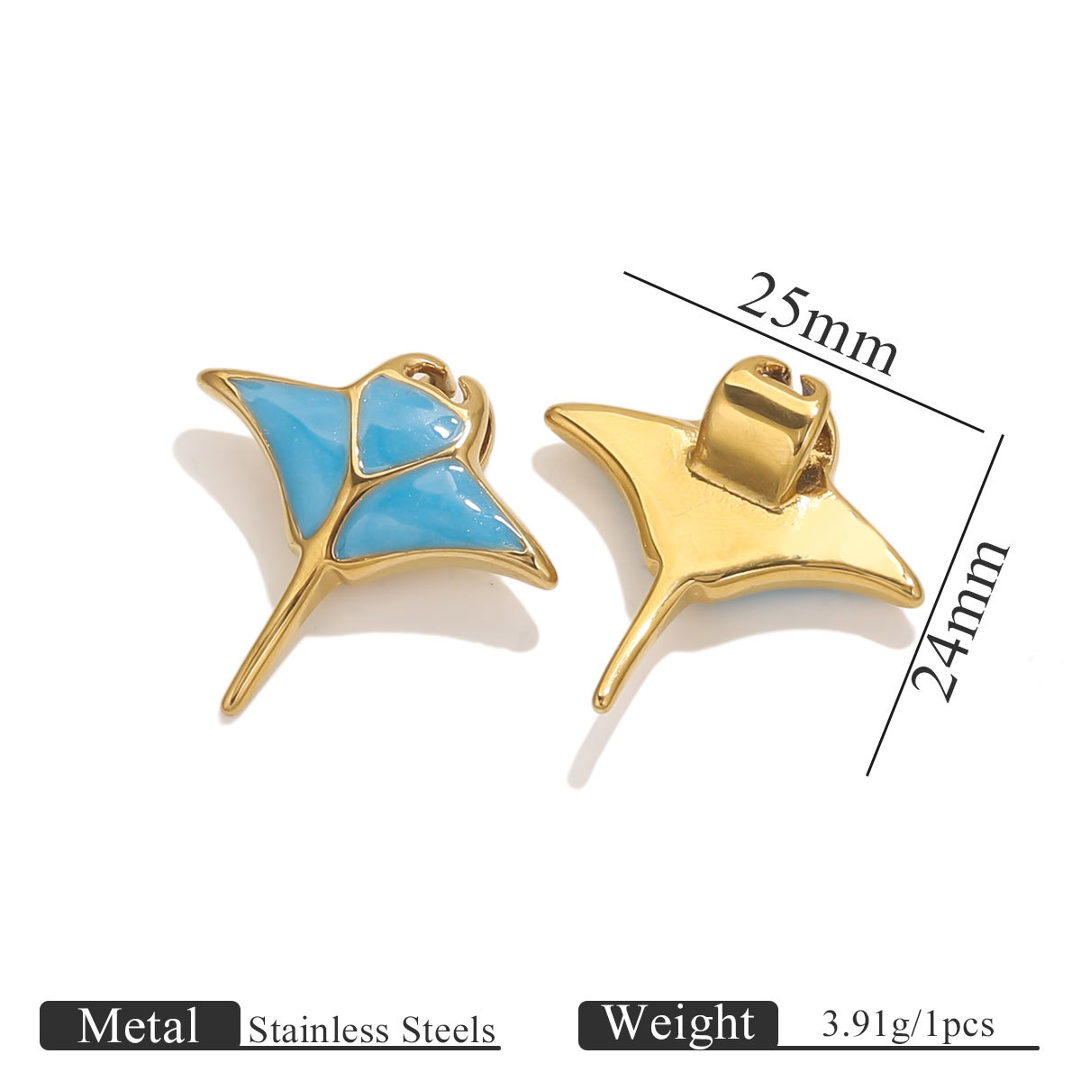 Acero inoxidable serie marina tortuga conchas creativas conchas de perlas diy accesorios colgantes