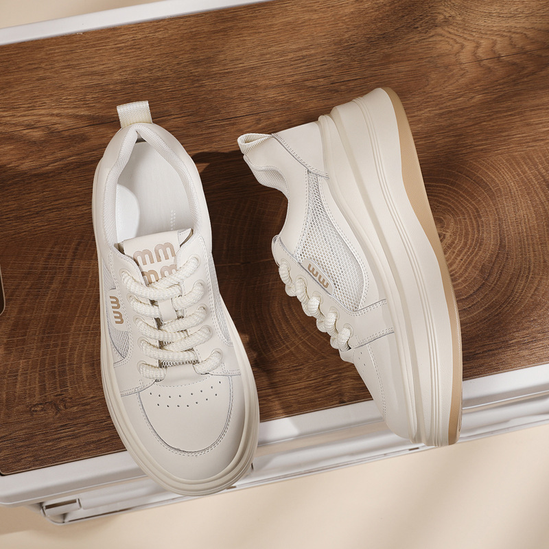 Giày sneaker nữ đế xuồng lưới thoáng khí, đế dày mềm, thời trang đa năng — JST 1802-1 màu đen, JST 1832-1 màu đen, JST 1923 trắng đen, JST 1802- 1m Màu