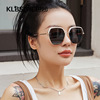 女士偏光太陽鏡 TR金屬時尚墨鏡女大框偏光鏡直播現貨遮陽眼鏡