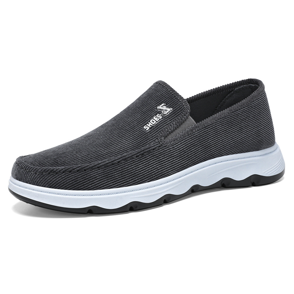 Zapatos para hombres viejos zapatos de tela de Beijing primavera zapatos casuales zapatos de papá zapatos de hombre ligeros zapatos de sola suave cómodos zapatos