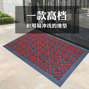 Door Mat Three-In-One Dustproof and Dirt-Removing Outdoor Mat for Stores and Hotels, Non-Slip, Washable, Waterproof, and Anti-Slip