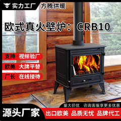 壹号复古真火壁炉燃木柴火取暖炉民宿别墅农村自建房装饰家用铸铁