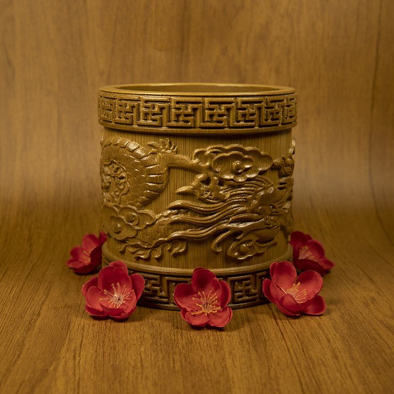 릴리프 드래곤 플레이 진주 펜 홀더