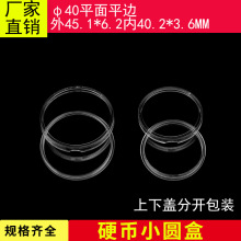 �ȏ�40mmƽ���X���ռ{��ȫ͸�����������Ӫ��°��bPS Coin box