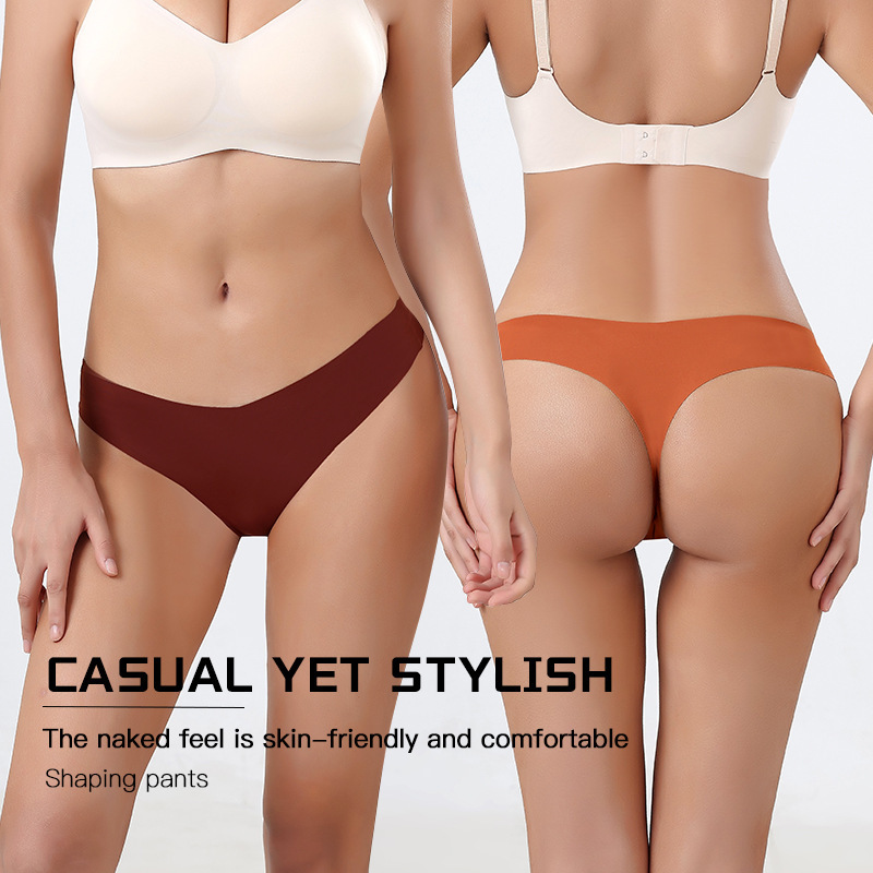 European and American Cross-border G-string Women's Low-waisted Sexy T-pants Traceless One-piece Naked Invisible Panties Women's Panties European and American Cross-border G-string Women's Low-waisted Sexy T-pants Traceless One-piece Naked Invisible Panties Women's Panties
