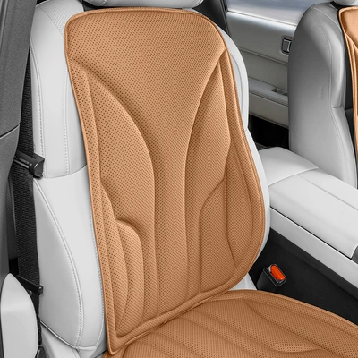 Four Seasons Pad, Leather Car Seat Cushion, Universal - akiyama-chestnut-single-backrest-anti-fouling-leather-latex-cotton-core-not-tired-after-sitting-for-a-long-time