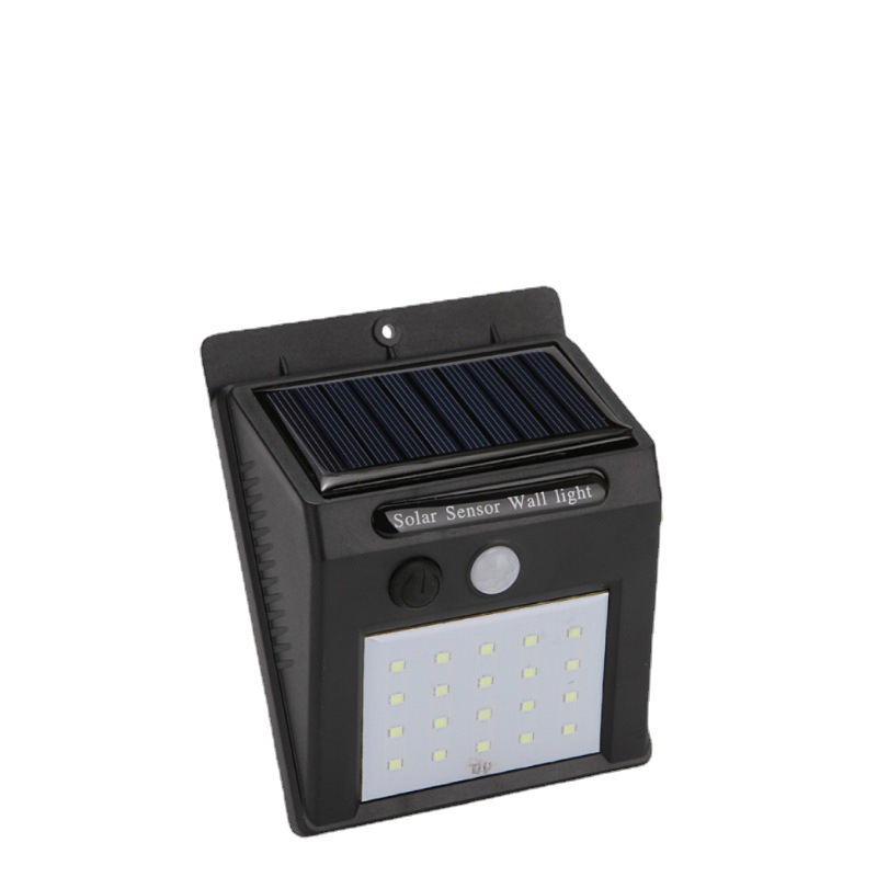 Amazon nuevo 212led lámpara de jardín solar lámpara de inducción del cuerpo humano al aire libre 100led paisaje lámpara de pared lámpara de calle