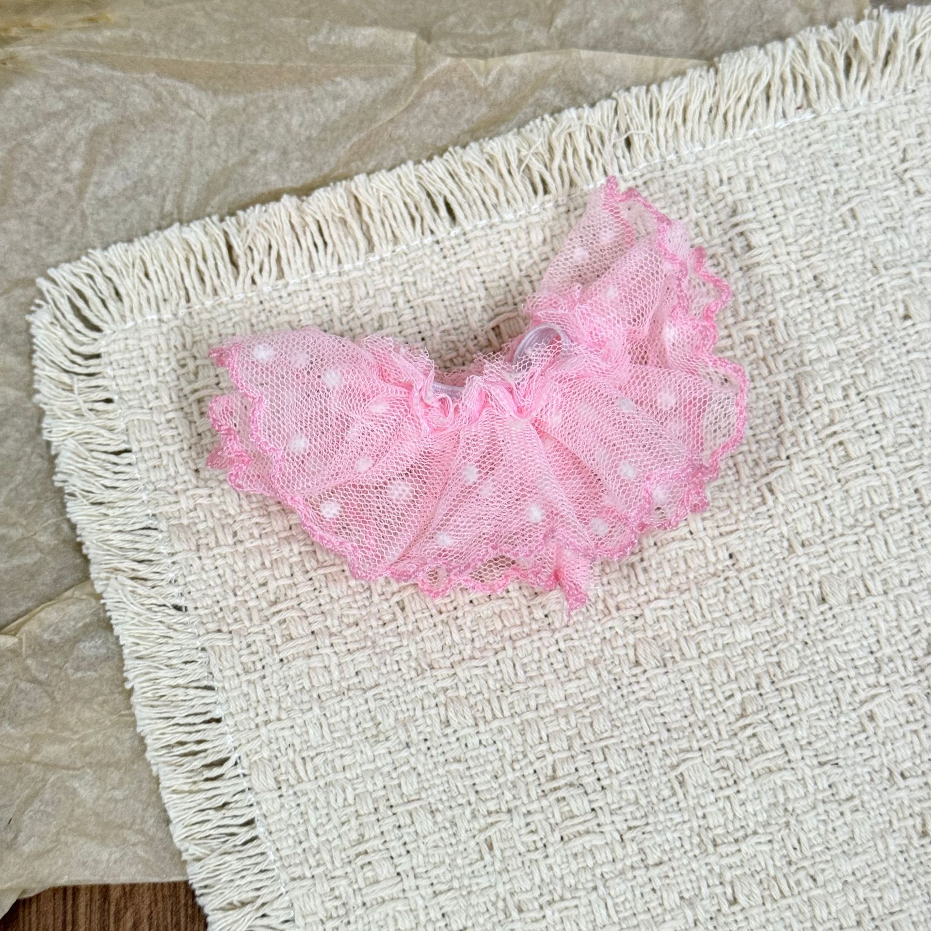 Double layer gauze skirt (pink)