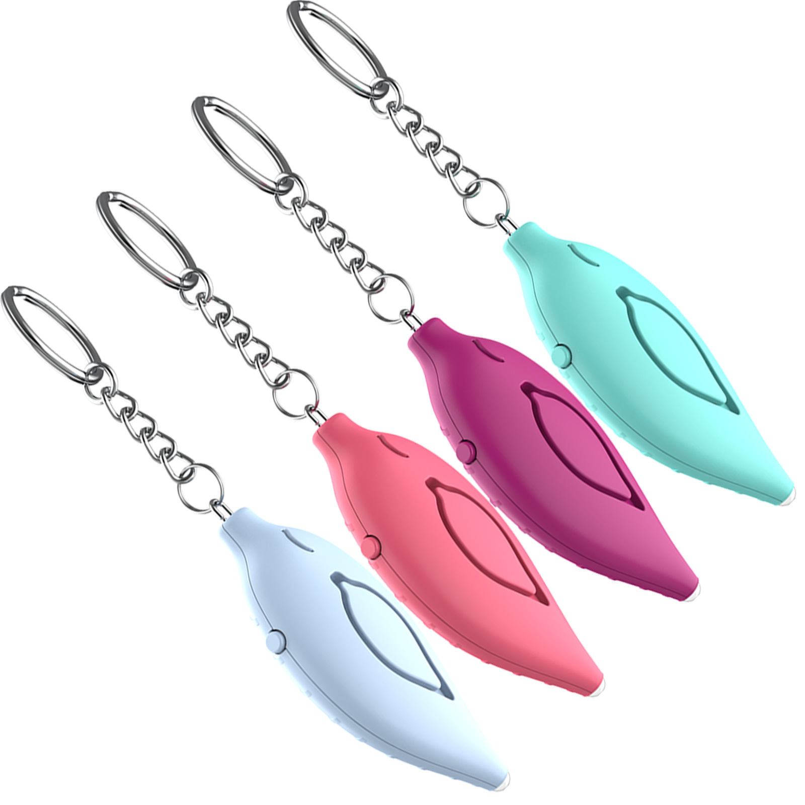 Alarma Personal Tipo Hoja MPA01 con Luz LED para Autodefensa