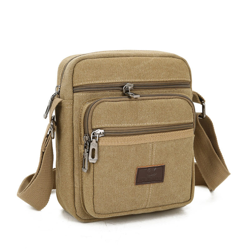 New Men's Bag Canvas Shoulder Bag Men's Crossbody Bag Men's Bag Backpack Casual Shoulder Bag Small Bag Briefcase