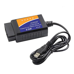 ELM327 USB V1.5 OBD2 Scanner with Cd Manual OBDII Automotive Fault Detection