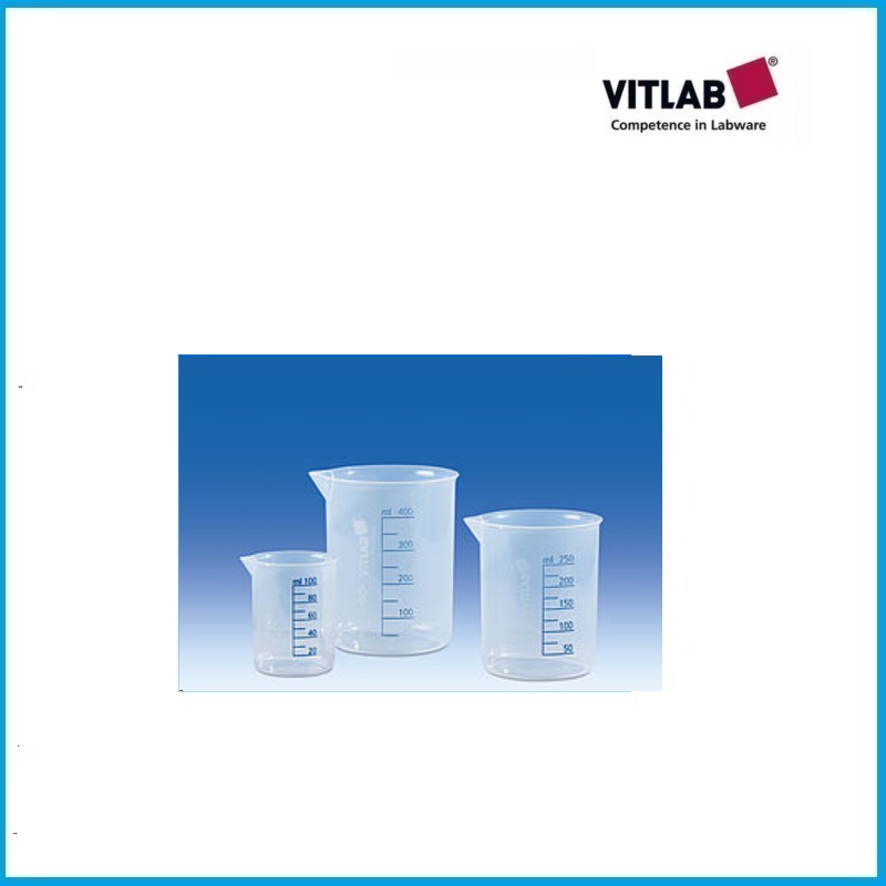 蓝色刻度烧杯 615081  VITLAB品牌