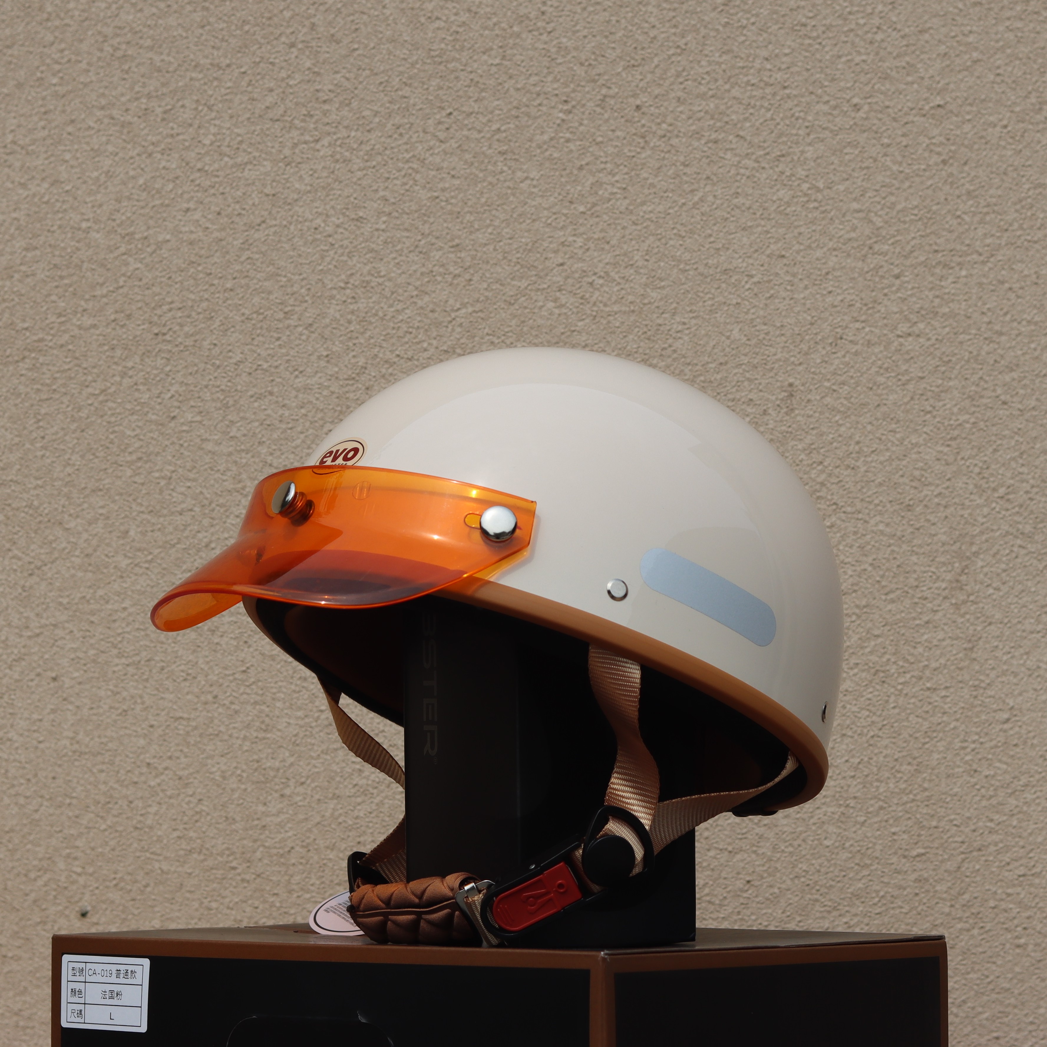 Taiwan Retro Half Helmet Motorcycle Electric Lightweight 3C Summer