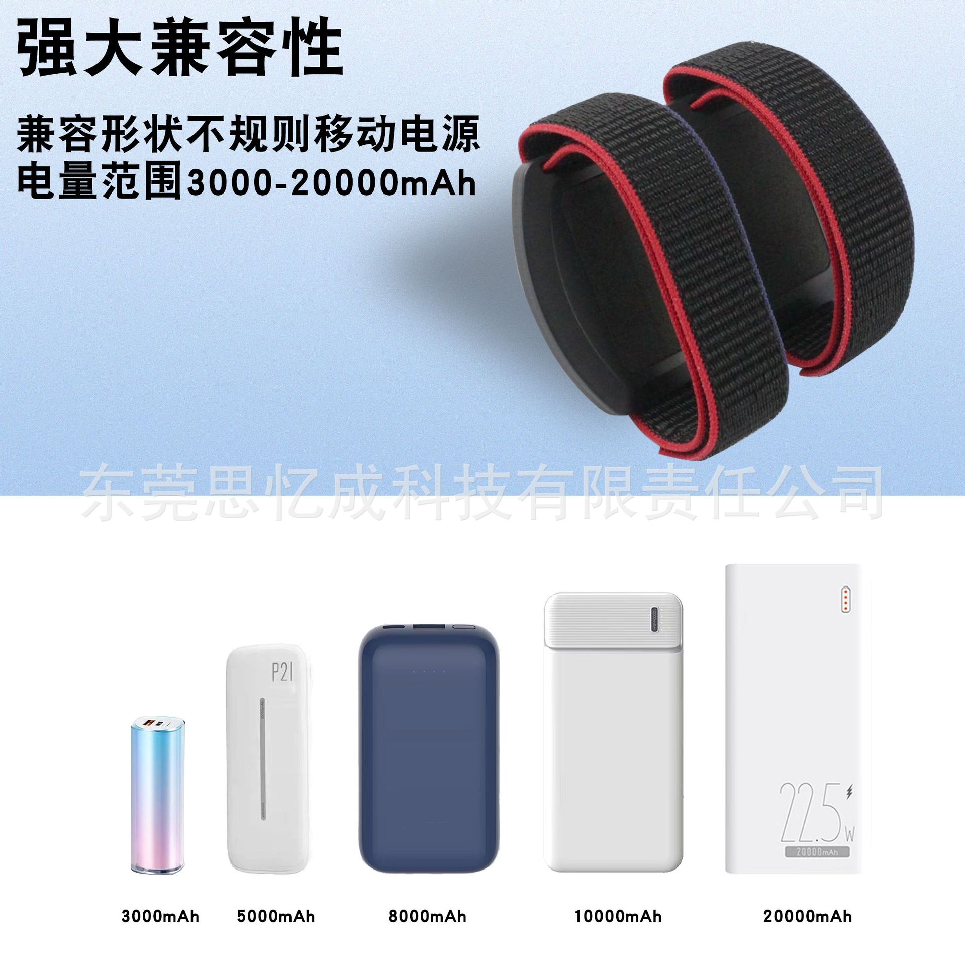 Aplicable a los accesorios Meta quest3 correa de potencia móvil VR gafas todo en uno máquina resistencia VR gafas Accesorios