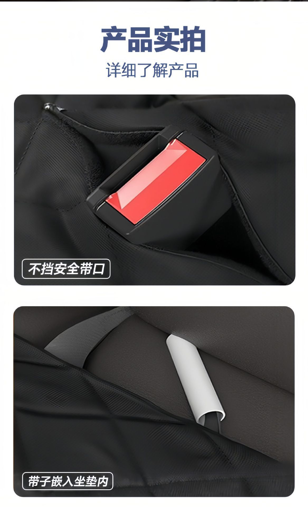 Car Pet Seat Cushion Rear Extra Large Oxford Cloth Waterproof and Stain-Resistant Car Seat Dog Car Pet Cushion