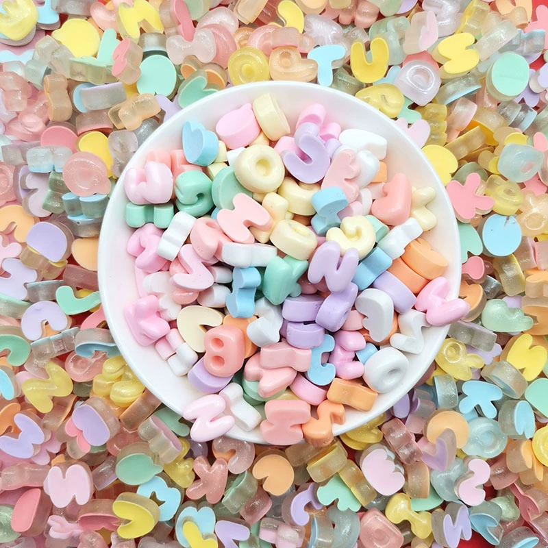 Прозрачные маленькие глянцевые буквы ABCD (26 штук) для декора, смешанные, для рукоделия, из смолы, для украшения чехлов для телефонов, наклейки для декора.