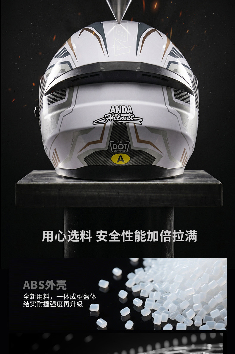 Ad Electric Motorcycle Helmet 3C Certified Men's and Women's Motorcycle Riding Half Helmet Breathable All-Season Safety Helmet