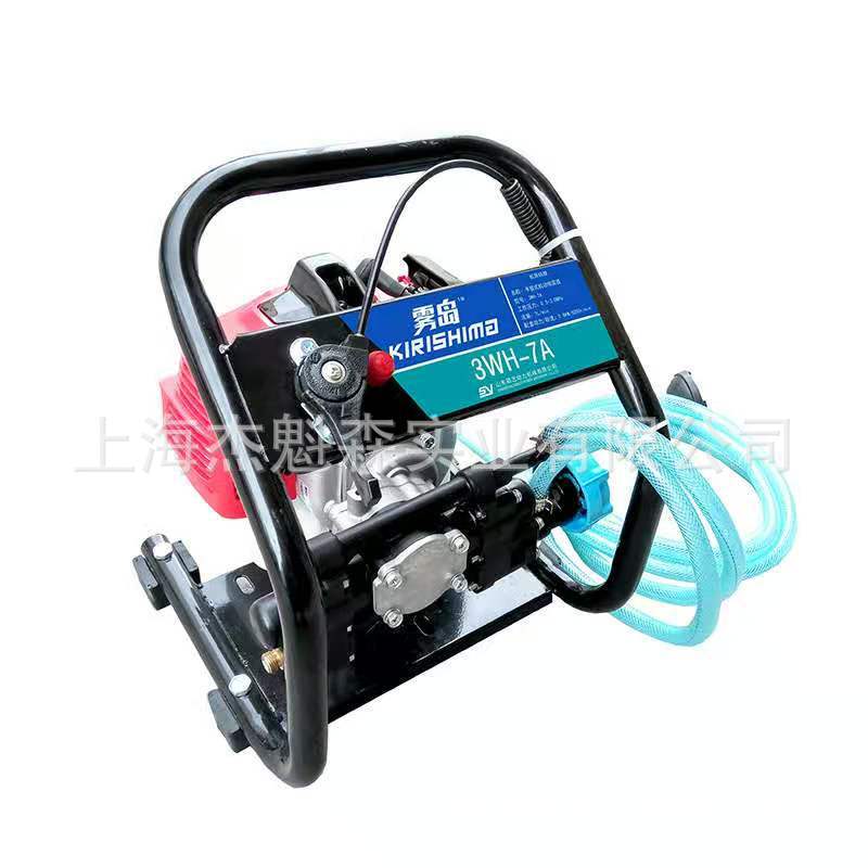 雾岛WZ-7手提式喷雾机 汽油动力打药机 果树园林消毒杀虫农药喷洒