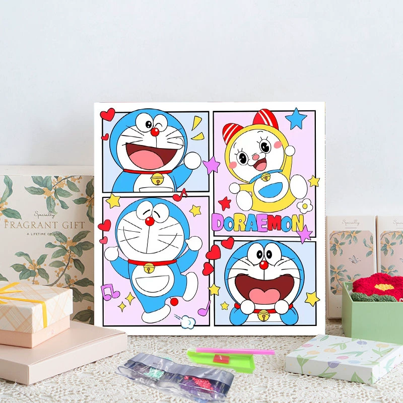 Алмазная мозаика 20×20 см, детская анимационная панно, полная выкладка, новый стиль, ручная работа DIY, декор для гостиной