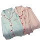 Yase [Wine's Heart] Korean High-grade Satin Ice Silk Pajamas Spring and Autumn Sweet Love Jacquard Home Clothes
