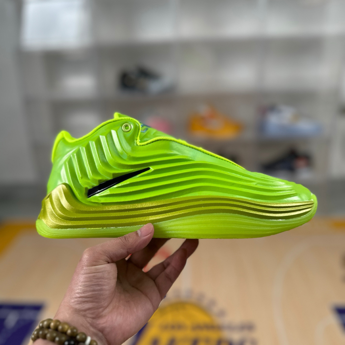 Zapatillas de Baloncesto para Entrenamiento Freak 7 de Cuero y Caucho Transpirables Antitorsión
