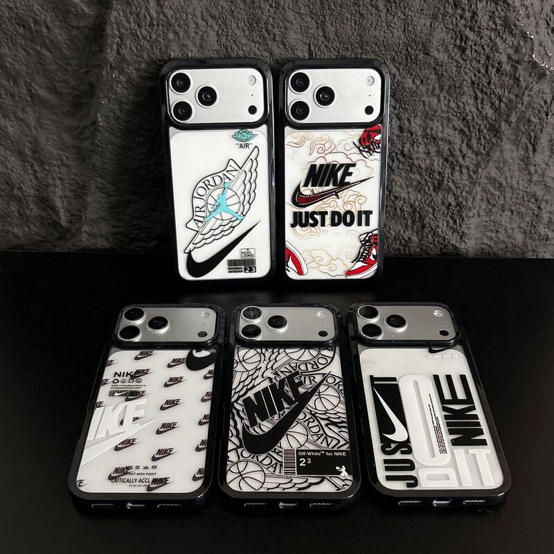 European and American Aj Jordan Trendy Brand Hook Design Suitable for Apple 16 Pro Max Phone Case New Model iPhone 17 Acrylic 13 Pm