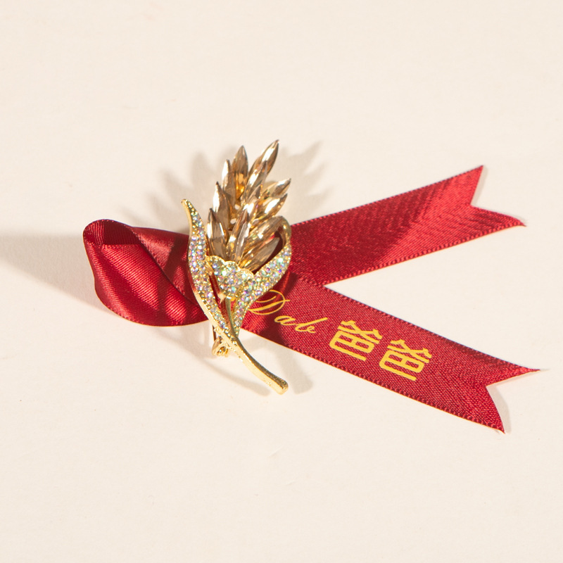結婚胸花結婚式セット家族新郎新婦結婚式襟花両親高級感花嫁ブローチ|undefined