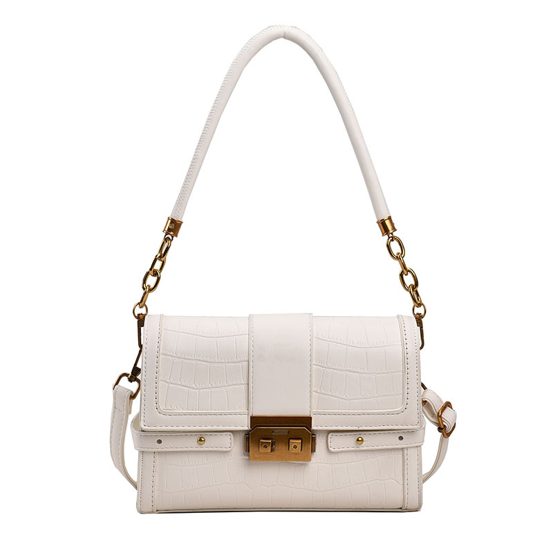 Stone Pattern Single Shoulder Underarm Bag For Women's 2023 Winter New Versatile Small Square Bag, Unique And Western Style Crossbody Bag _voghion.com