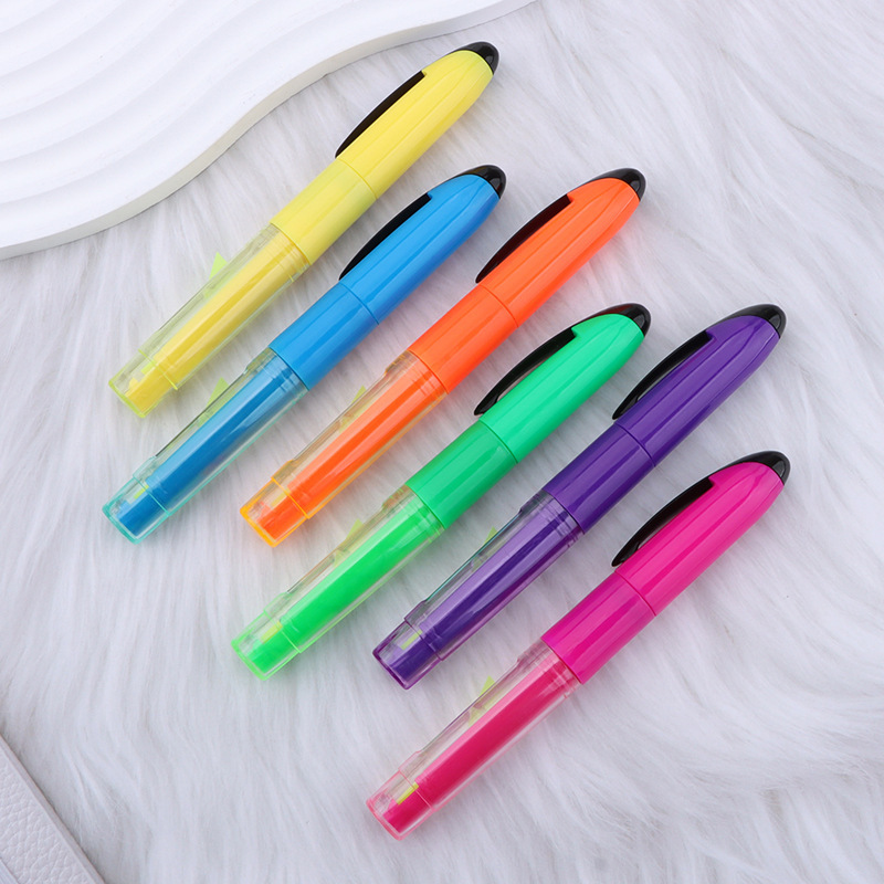 Transfronterizo Amazon color note highlight pin mayorista publicidad impresión fija logotipo de los estudiantes de lectura de libros marcador