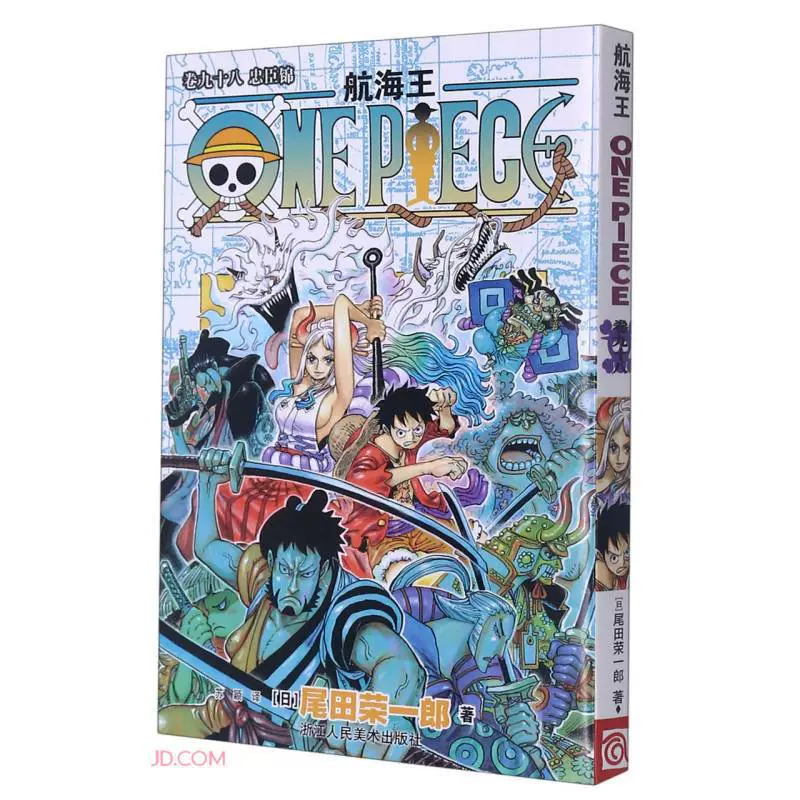 Подлинная манга-серия One Piece 1-108, аниме с горячей кровью, японский комикс, двумерная японская анимация