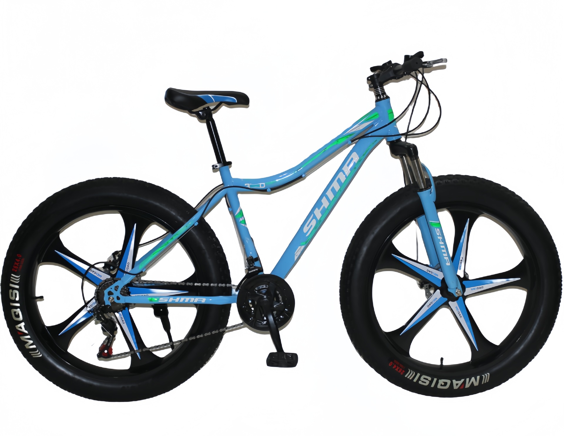 Bicicleta de playa de Sanheba 4.0 bicicletas de montaña con neumáticos de velocidad variable bicicletas de montaña de doble cilindro ciclismo de montaña a través de la nieve