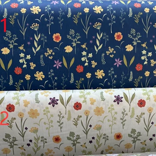 1.6米宽纯棉小清新印花布田园风格印小碎花面料夏季女装印花面料