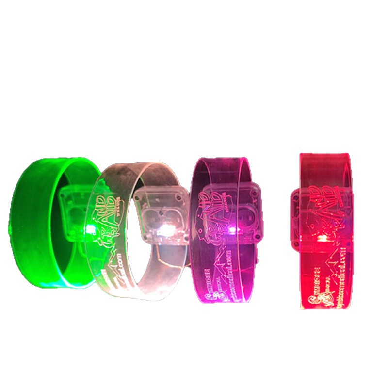 Nuevo en stock LED pulsera luminosa KTV bar discoteca fiesta estrella concierto apoyo alegría pulsera flash