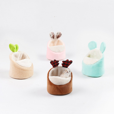 Zai Zai pet Supplies Hamsters Winter Cotton nest HE Lan Sugar glider Small house winter keep warm Mini