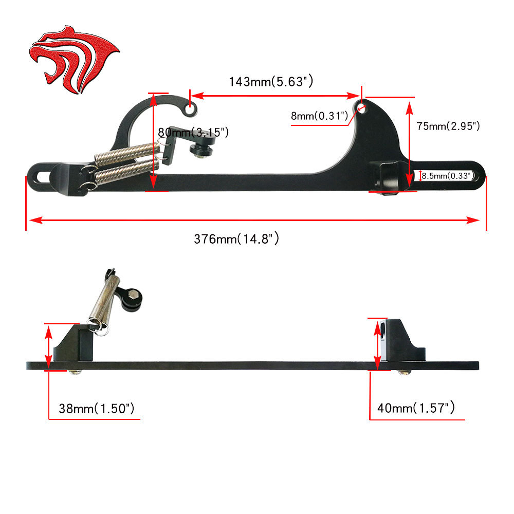 Throttle Base Cable Base Aluminum Alloy Throttle Bracket