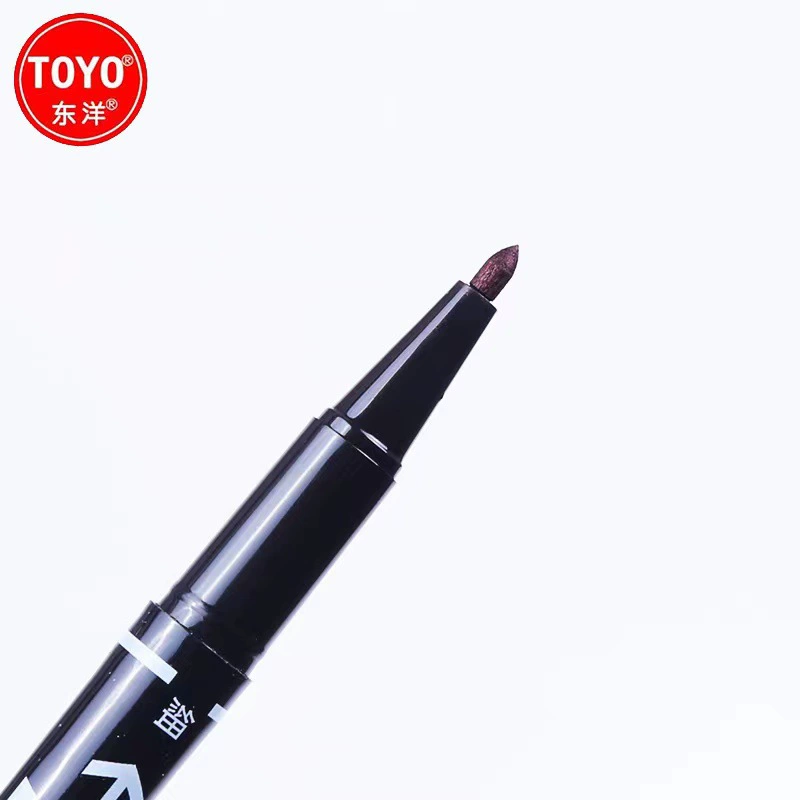 Маркер TOYO Toyo TM192, тонкий наконечник, крючковый наконечник, маленький двусторонний масляный маркер для детской росписи