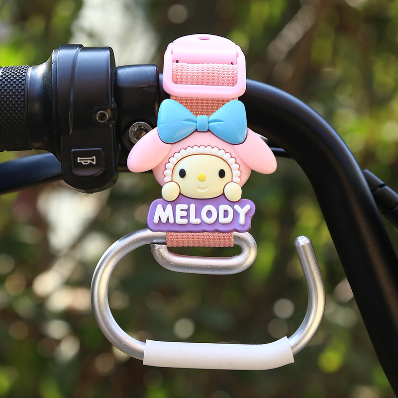 電気自動車のフックの前の漫画のかわいいベビーカーの荷重のフックの神器の小さい毛のロバのナイロンのひものフック|undefined