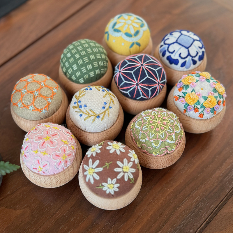 Paquete de material de bricolaje de bordado, bordado de espinas, práctica para principiantes, bolso de mano, juego de regalo, flor de bordado Lu, caja de inserción de aguja de autobordado tridimensional