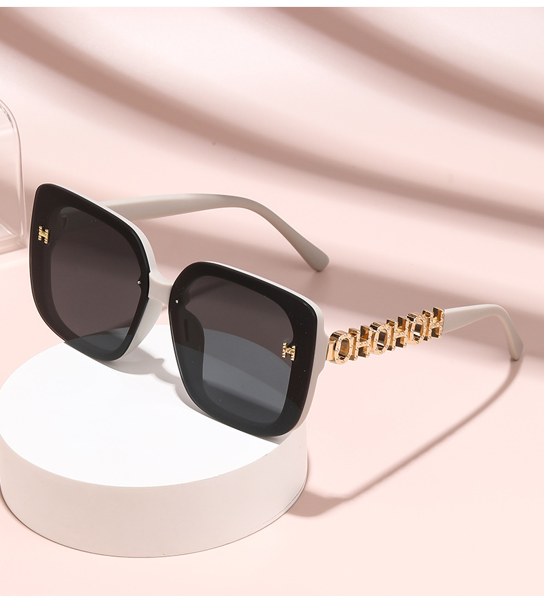 Leichte Luxus-Sonnenbrille mit Polarisierung, modischer großer Rahmen, vielseitige Sonnenbrille, grenzüberschreitende Brille, Anti-UV, hochwertige Sonnenbrille