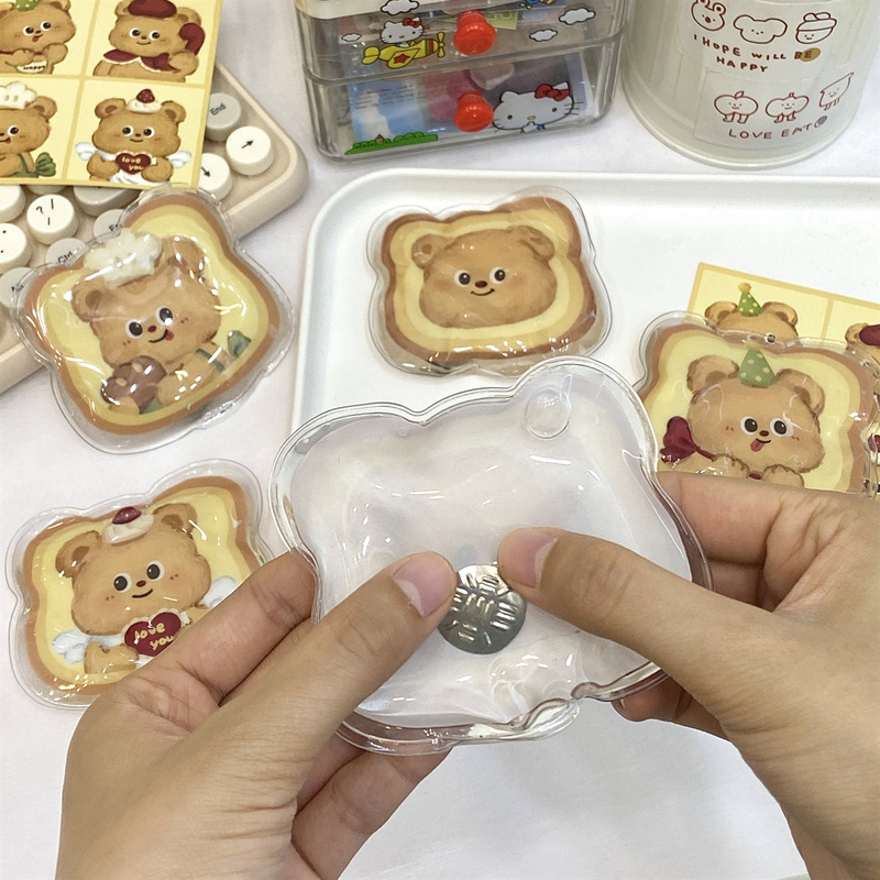 オリジナルのバター熊は熱を割って手を温めます。|undefined