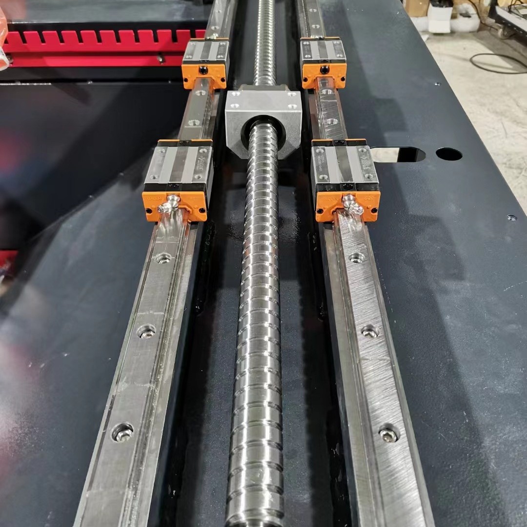 Máquina de corte láser acrílico tornillo servo de 300 vatios mesa de corte