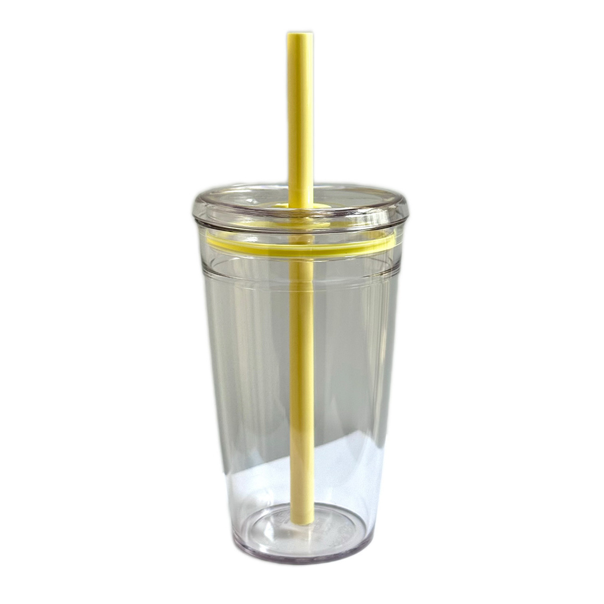 Amazon taza de paja transparente taza de café de plástico diy con taza de agua taza de mano logotipo imprimible promoción publicitaria