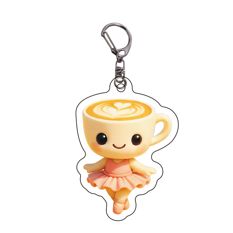 Douyin Hot Terrier, montañas extranjeras, mares y mares, Acrylic, bestias extrañas, llaveros abstractos divertidos, colgantes, regalos de celebridades de Internet