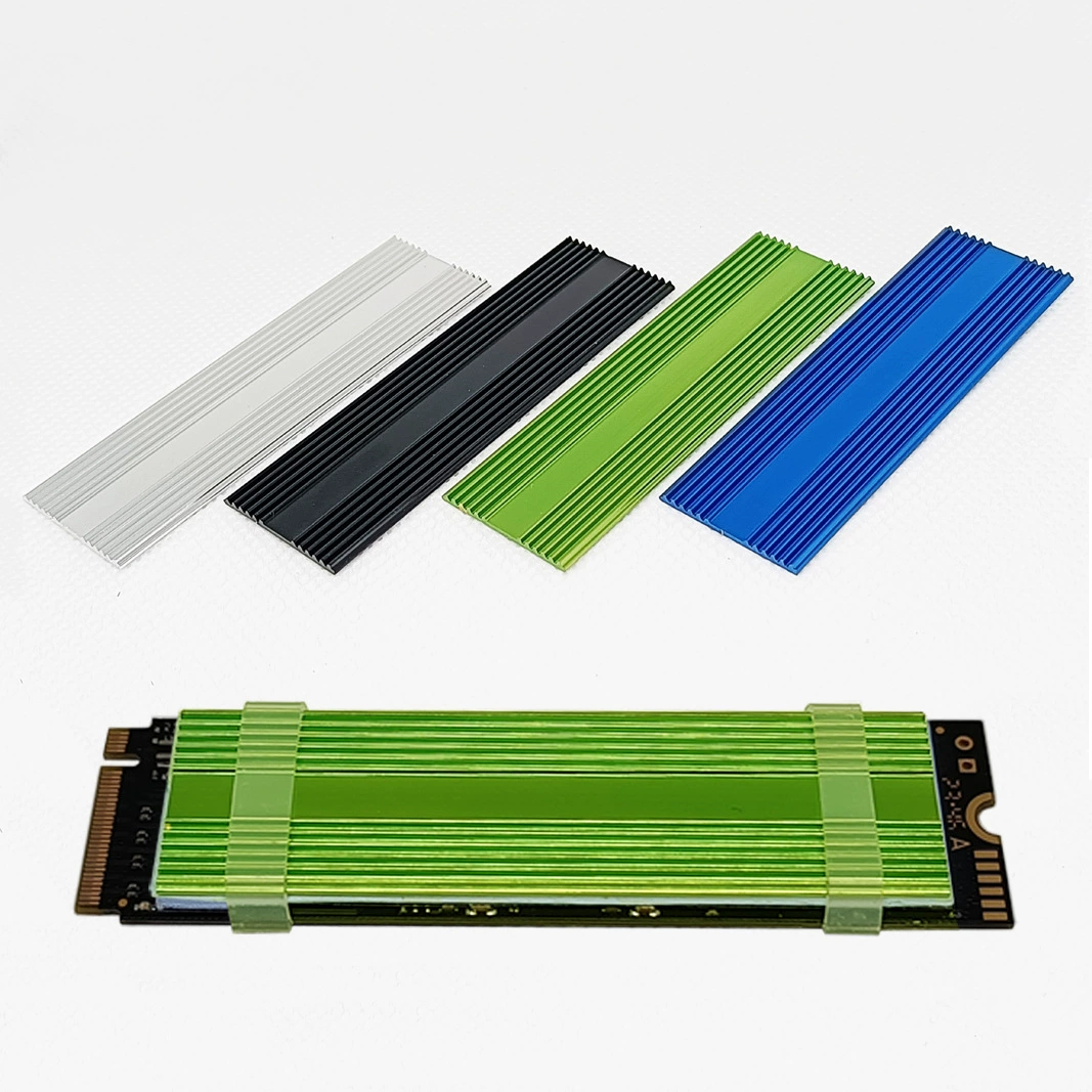Корпус для HDD M.2, радиатор, алюминиевый сплав, охлаждение SSD M.2