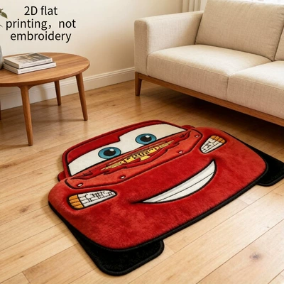 Temu Dropshipping Crystal Velvet Floor Avtomobil döşəmə paspasları - cr-cars-4060-crystal-velvet-dot-plastic-bottom