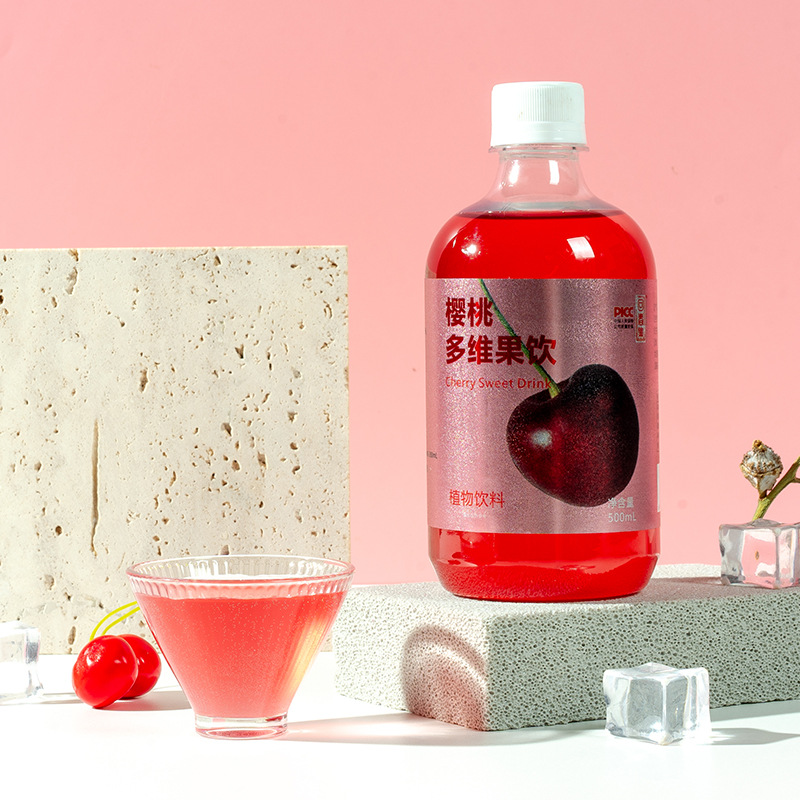 Cherry Multivitamin Fruit Drink (Prunus cerasus) — Fresh-Pressed Botanical Beverage, 5000g Bottle overview