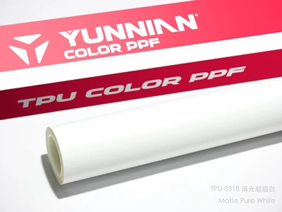 Auto Color Change Film from the factory, wholesale for cross-border sales - tpu-matte-super-white-dry-and-wet-dual-application-15215m