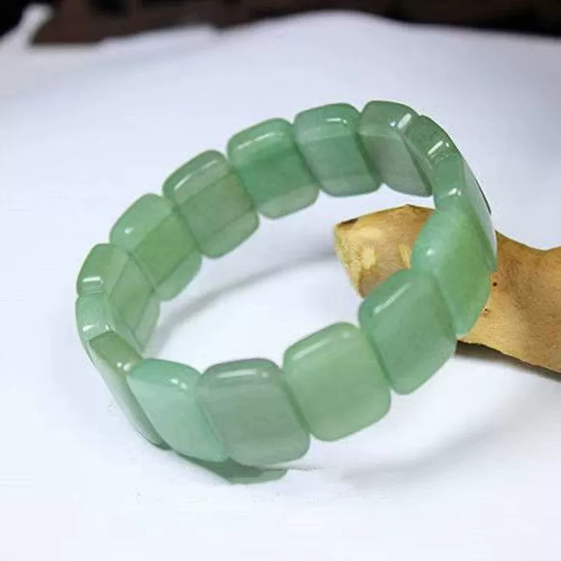 Square bracelet jade, emerald jewelry