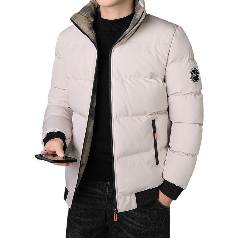 Ropa de invierno de algodón de hombre grande hombre corto de algodón grueso hombre chaqueta cálida coreana chaqueta de algodón de moda hombre chaqueta superior